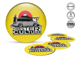 Subaru Pegatinas de Rueda Edición Etiquetas de Epoxi Premium